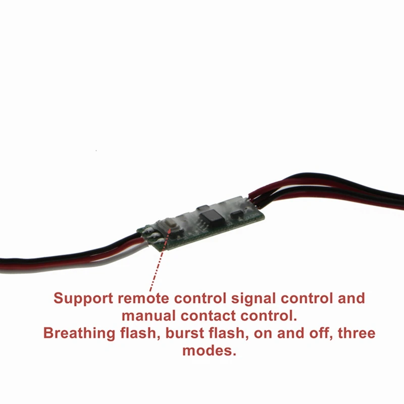 

RC Model LED Headlights Spotlights with 2-4S Battery Low Voltage Buzzer Alarm Indicator Tester Decoration