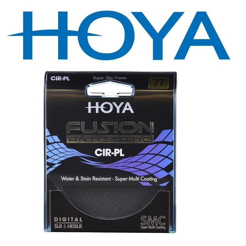 Поляризационный антистатический фильтр Hoya FUSION CPL CIR PL для объектива камеры тонкий