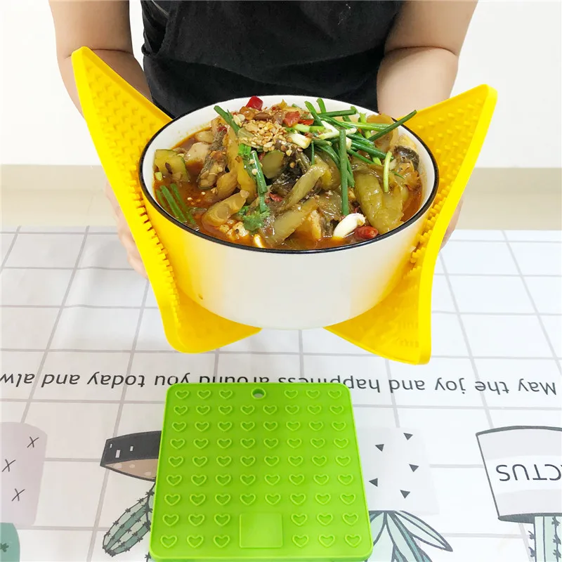 Силиконовый коврик для стола кухонная подставка термостойкий Коврик сушки