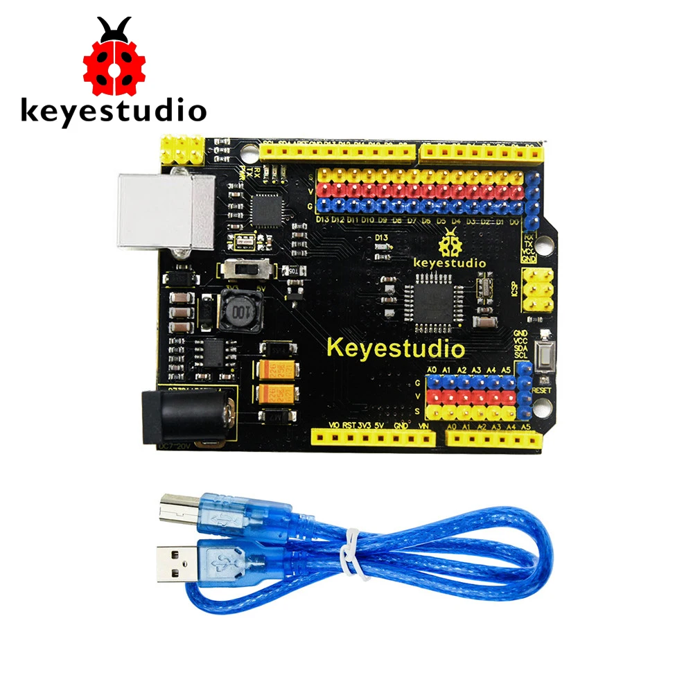 Бесплатная доставка! Официальная плата Keyestudio обновленной версии с интерфейсом