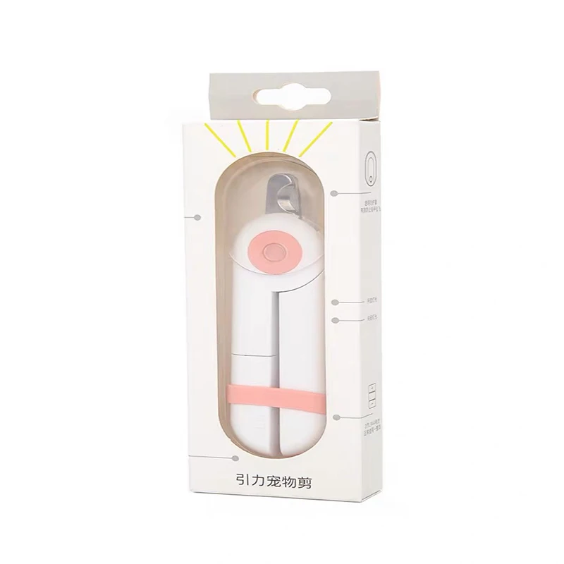 

LED lights professional pet cat dog nail clippers stainless steel trimming scissors fader nail clippers anti-slip nail clippers