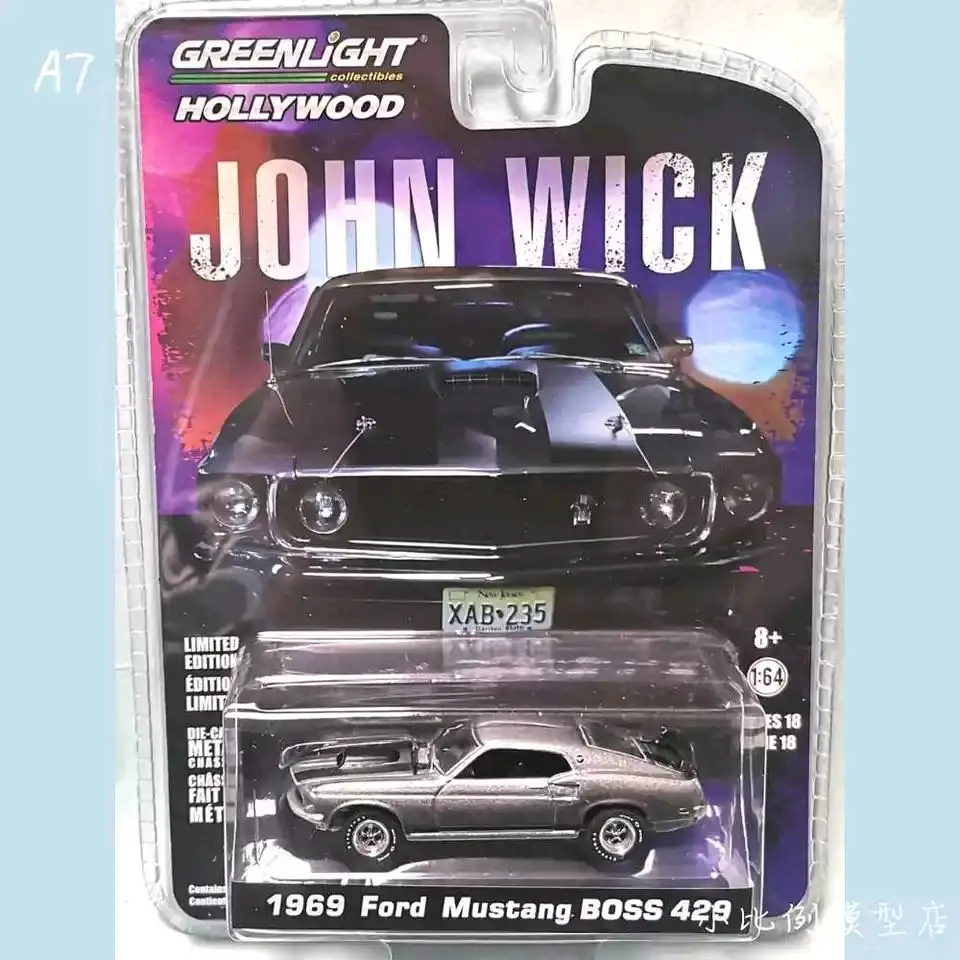 Автомобили Greenlight 1/64 1969 FORD mustang BOSS 429 Джон фитиль Коллекционная версия