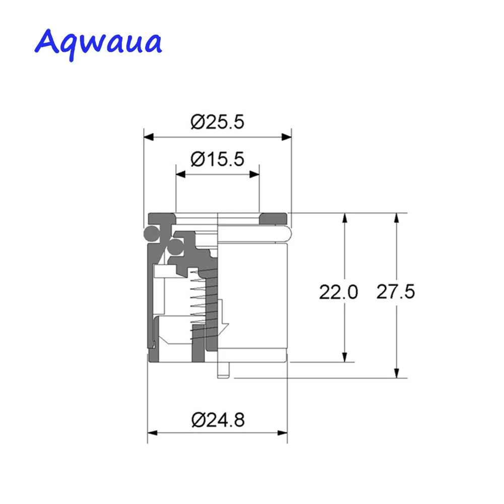 Невозвратная душевая лейка Aqwaua 25 мм обратный клапан аксессуары для кухни и