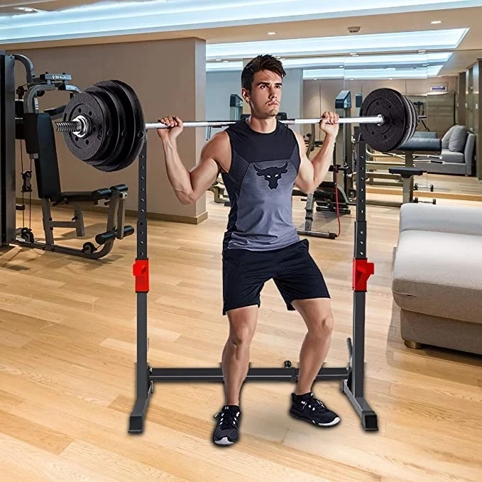 Регулируемая стойка для приседаний по высоте упражнений мышц подходит различных