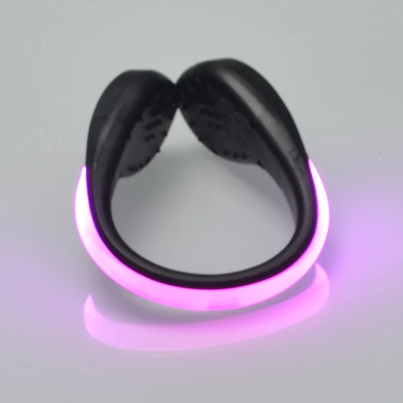 Защищенный от непогоды светильник с зажимом для обуви RGB бега ходьбы велосипеда