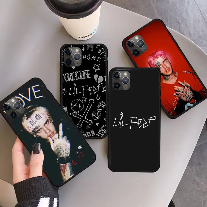 

Lil Peep Lil Bo Peep Soft Phone Case for iPhone 11 12 pro XS MAX 8 7 6 6S Plus X 5S SE 2020 XR mini