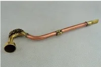 

Металлические поделки, азиатские искусственные украшения, ручная работа, медная утка-мандарин, инструмент для курения, трубка, бесплатная д...