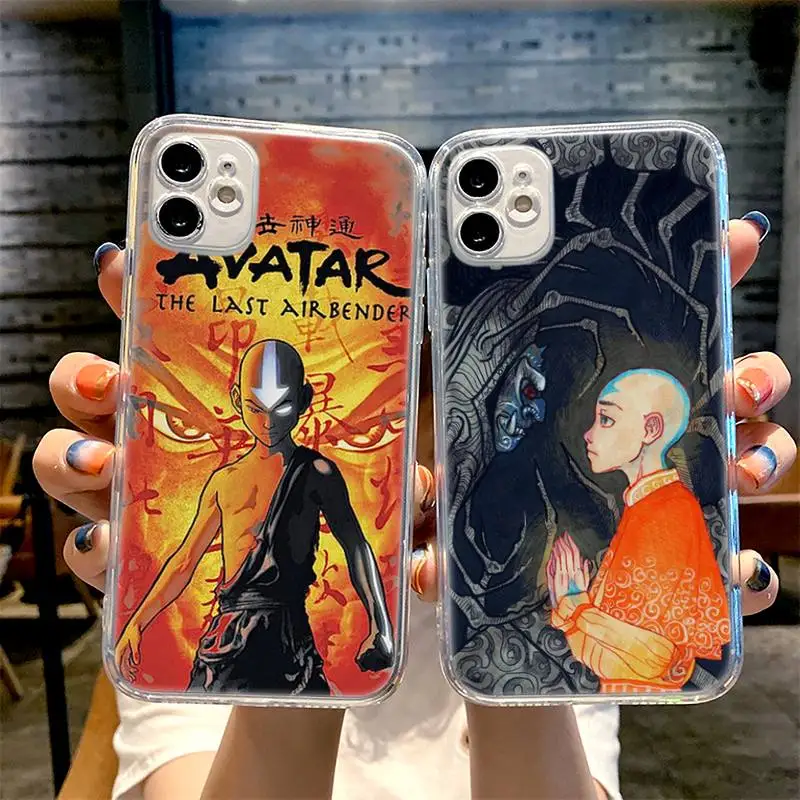 

Avatar The Last Airbender comic Phone Case for iphone 11 12 13 pro mini xs max 6 6s 7 8 plus x xr Transparent Coque Shell Funda