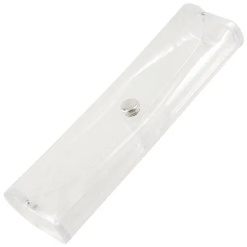 Прозрачный мягкий пластиковый Чехол для очков с застежкой на кнопки | Аксессуары