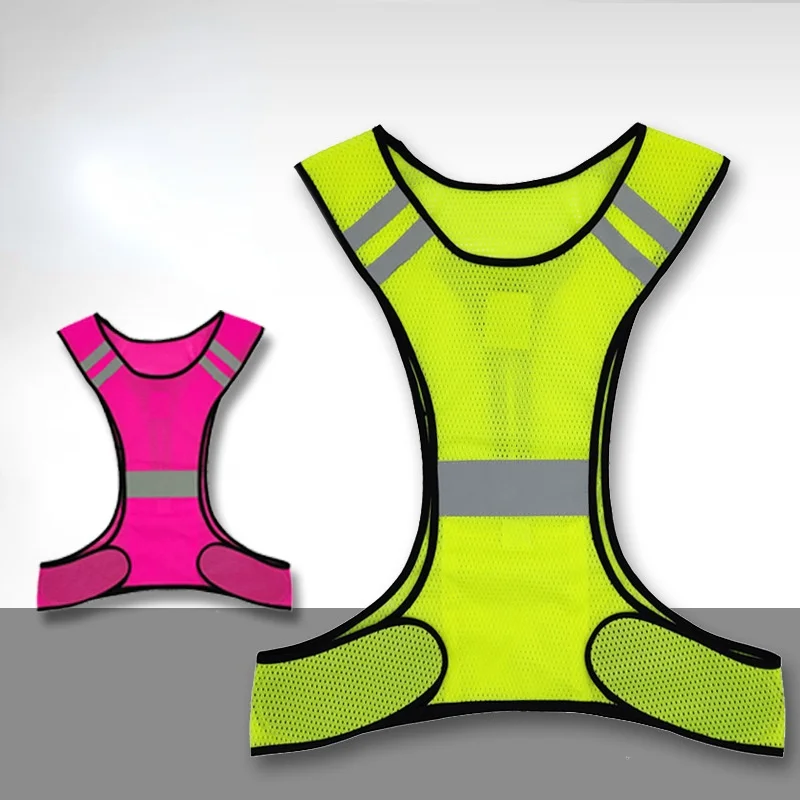 

Mesh Cloth Sports Reflective Vest Night Running Outdoor Reflective Vest Breathable Cycling Safety Tops Unisex Safety Clothing