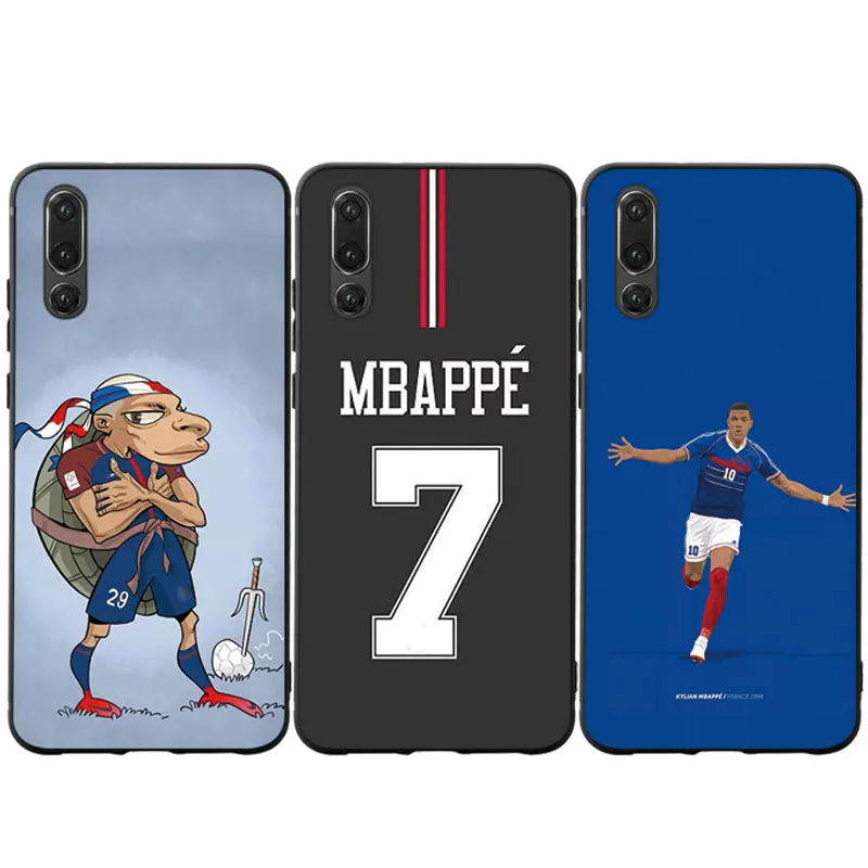 Футбольный чехол из Джерси Mbappe для телефона Huawei P Smart P10 P20 P30 Lite 2019 Honor 7X 8X 9X Mate 10 20X 30
