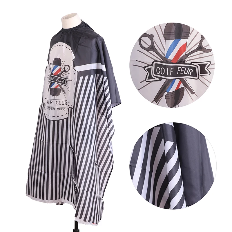 

Waterproof Haircut Cape Cloth Hairdresser Apron Cutting Hair Pattern Salon Barber Cape Hairdressing Wrap Gown Tools