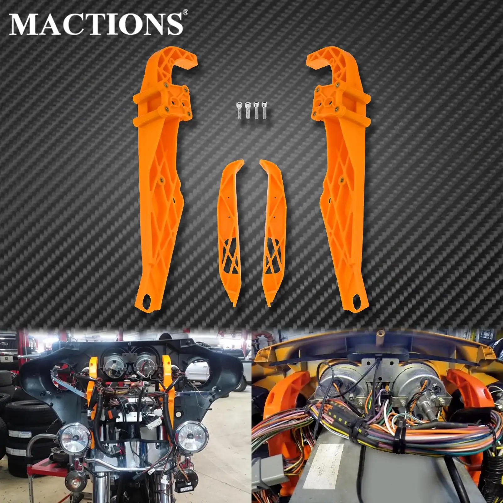 

Motorcycle Inner Fairing Batwing Support Speaker Bracket For Harley Touring Electra Glide Street Glide Tri Glide 1996-2012 2013