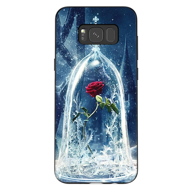 Чехол для телефона samsung J6 A70 A60 A50 A40 A20 A30 A10 A7 A6 A5 A3 A8 A9 чехол Красавица и Чудовище