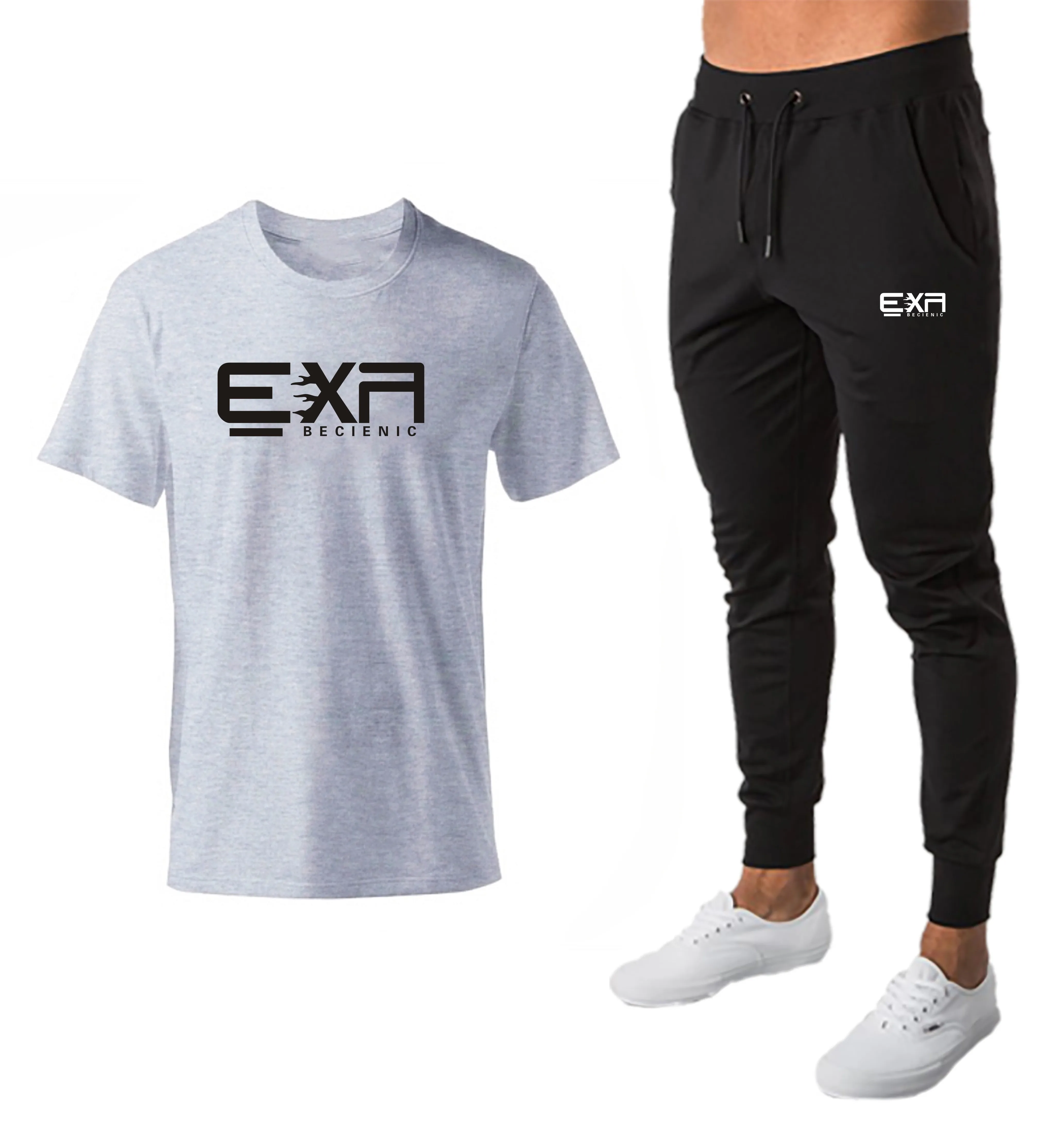 Мужские спортивные костюмы костюм для бега быстросохнущие мужские фитнеса