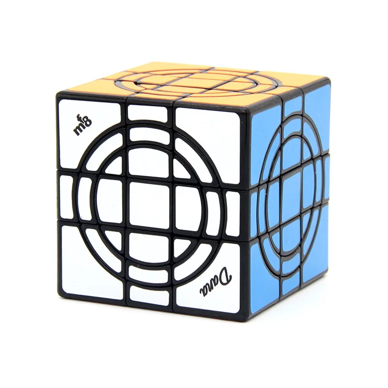 MF8 двойной круг Сумасшедший 3x3x3 куб скоростной пазл Cubo Magico Профессиональный 3*3