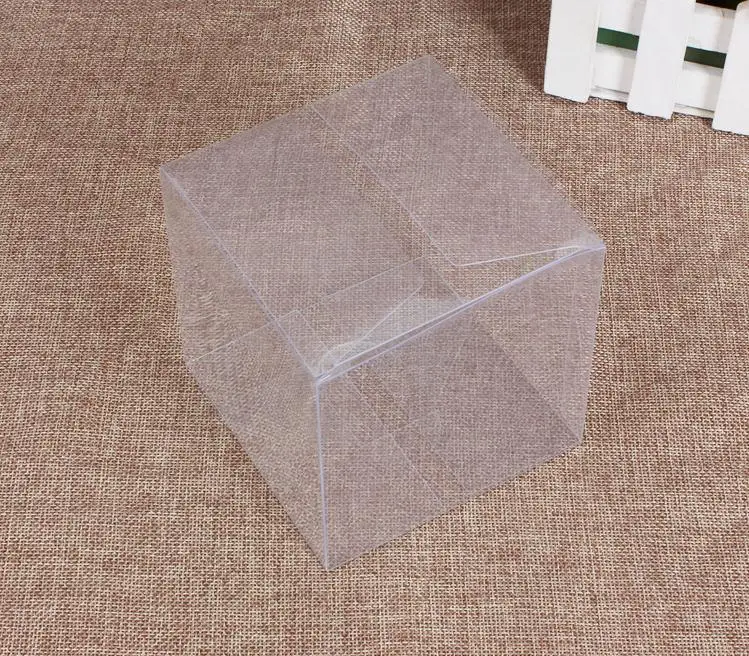 

500pc 9*9*9cm Clear Plastic Pvc Box Packing Boxes for Gifts/chocolate/candy/cosmetic/crafts Square Transparent Pvc Box Wholesale