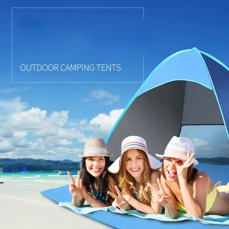 

2020 Upgrade Beach Tent UV Sun Shelter Lightweight Beach Sun ShadeBeach Tents Drop Shipping