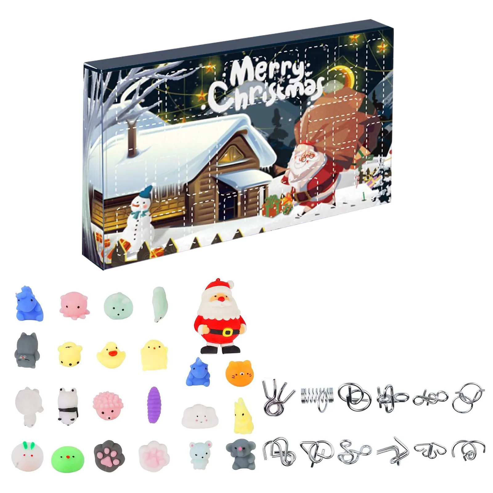 

Fidget Toys Anti Stress Set fidget toys Relief Pack Christmas Gift for Adults Children Figet Sensory Squishy Relief Antistress