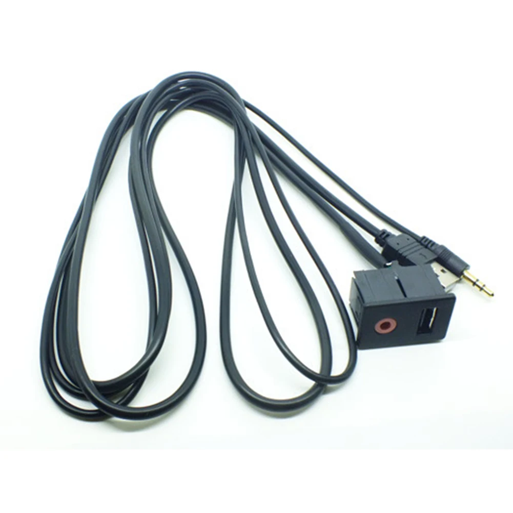 Автозапчасти USB AUX аудио модификация передачи данных Аксессуары панель Вход