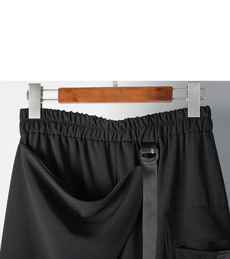 

Vefadisa Black Patchwork Harem Pants Women 2021 Spring Ankle-Length Pants Ribbon Decoration Letter Print Women Pants QYF4972