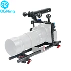 Кронштейн BGNing для зеркальной камеры GH4 GH5, алюминиевый держатель для объектива с зажимом для стержня из углеродного волокна 25 см 40 см