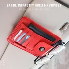 Автомобильный солнцезащитный козырек из искусственной кожи, сумка для хранения солнцезащитных очков, билетов, карт, аксессуары для Dacia Sandero Stepway Dokker Logan 1 2 MCV Spring