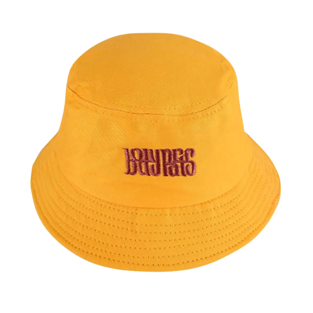 Мужская и женская Рыбацкая шляпа ведро с вышивкой шапка для бассейна путешествий Солнцезащитная альпинизма