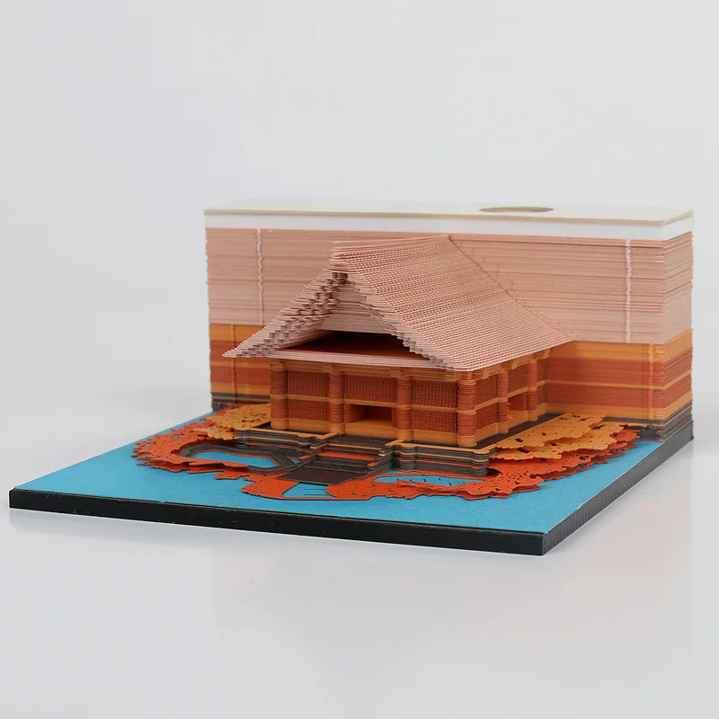 Рекламная художественная бумага лазерная резка 133 слоев удивительный дом 3D