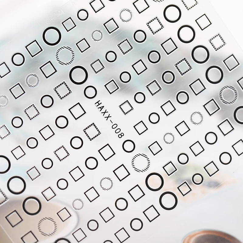 

1 Sheet Of 3D Stickers For Nail Gold Stickers For Nail Metal Decorations For Nail Manicure Stickers Nail For Tips