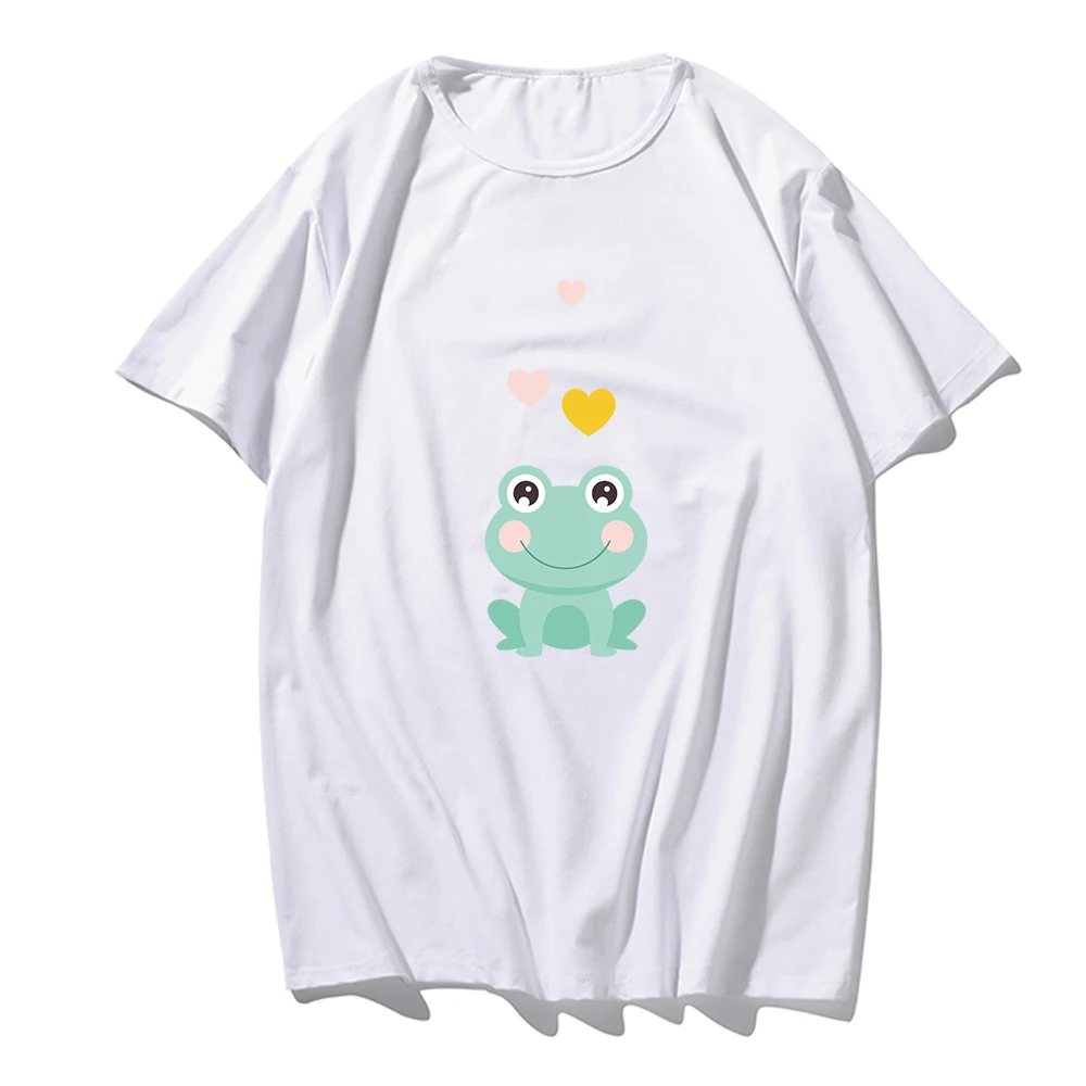 Футболка Харадзюку каваи с мультяшным принтом мужская женская футболка летний