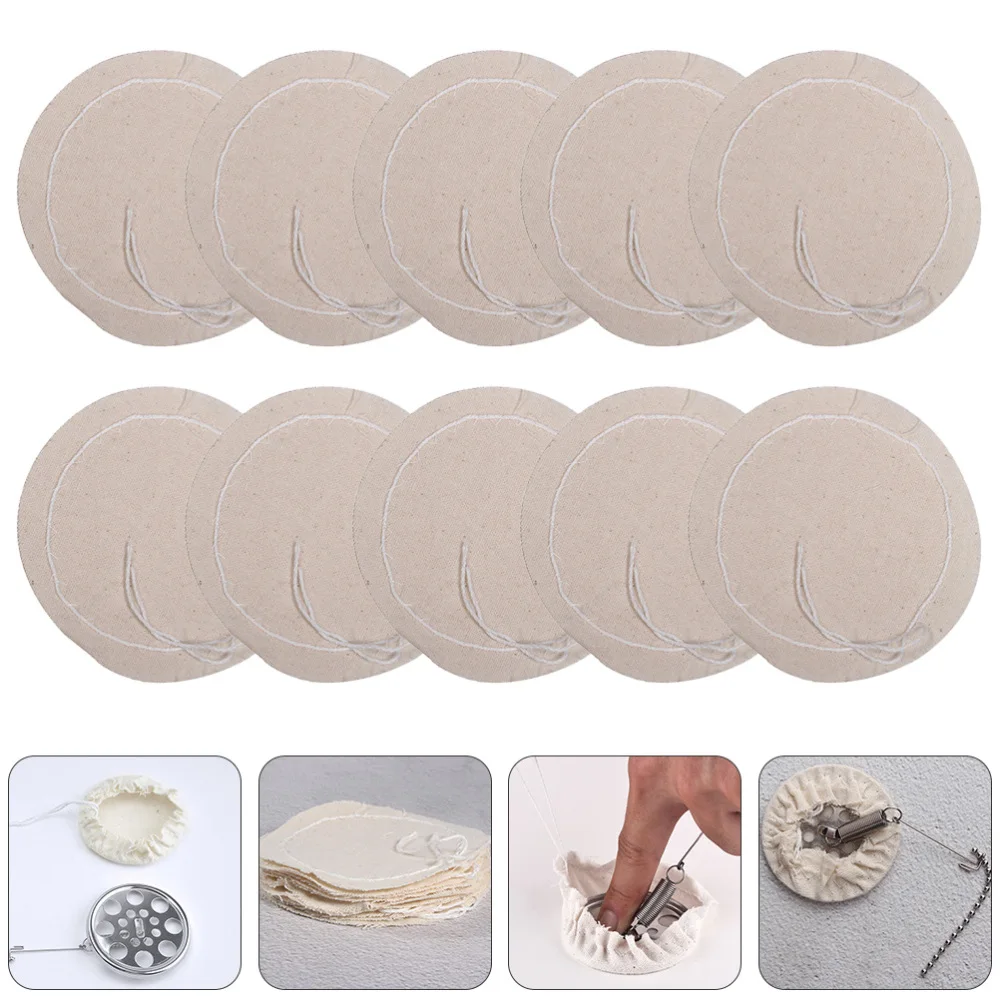 

20pcs Syphon Coffee Maker Filter Cotton Replacement Filter Cloth (Beige)