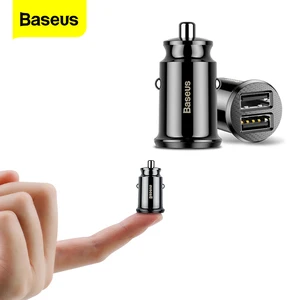 Baseus Mini Car Charger For iPhone x Samsung s10 Xiaomi mi 9 3.1A Fast Car Charging USB Car Charger  in Pakistan