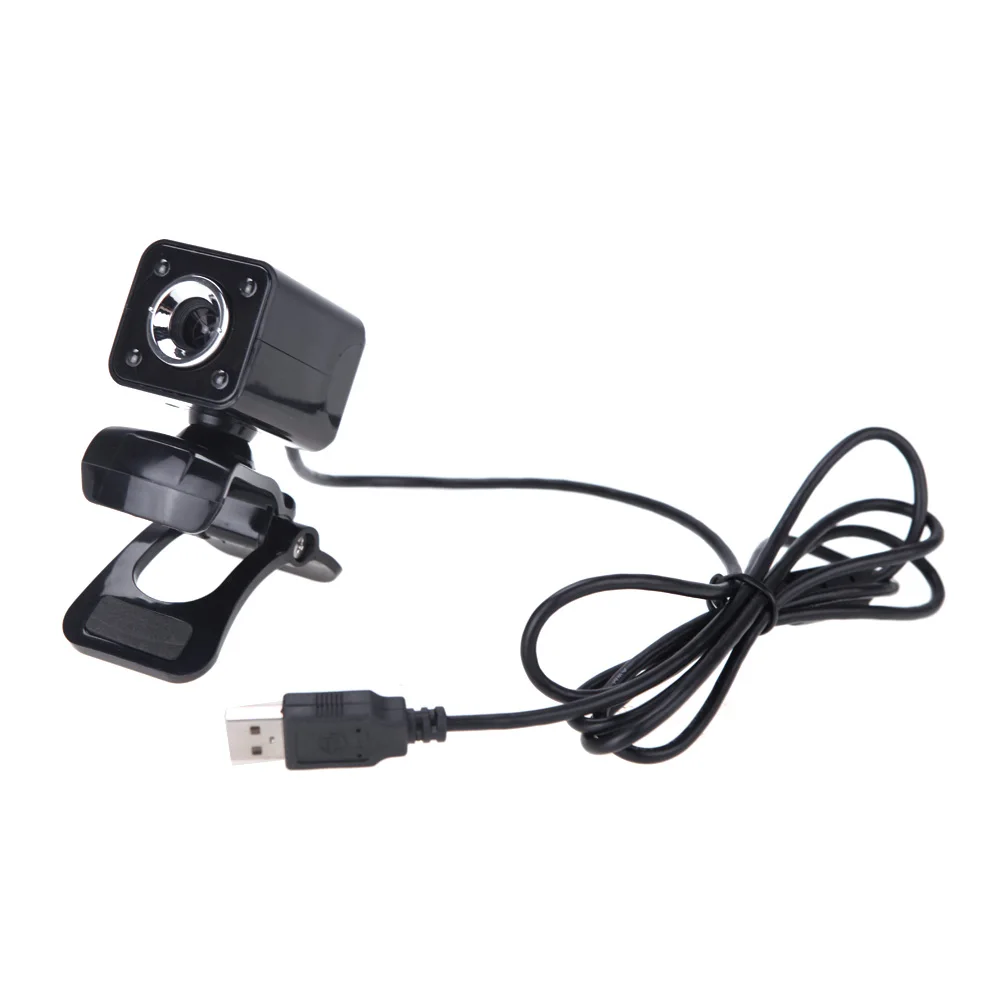 High Quality 12 Megapixel Night Camera 360 Degree Web Cam with Microphone 4 LED Lights for Computer PC Laptop | Компьютеры и офис
