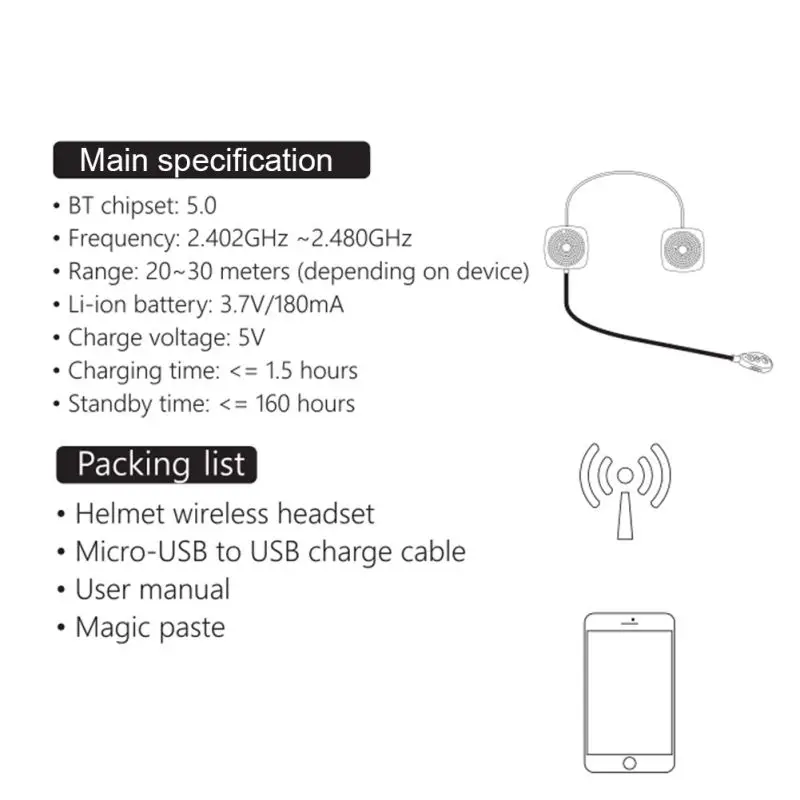 Износостойкие мотоцикл Bluetooth 5 0 гарнитура безопасный громкой связи шлем