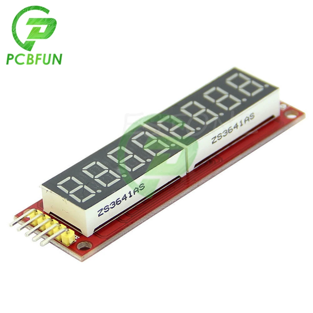 Красный Макс 72198 бит светодиодный модуль дисплея цифровая трубка для Arduino SPI