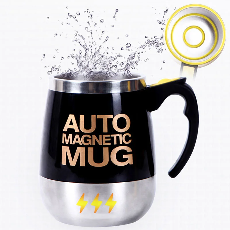 

Auto Magnetic Mug Stainless Steel Self Sterring Coffee Milk Mixing Mug Automatic Electric Lazy Smart Shaker Coffee Juice Mix Cup