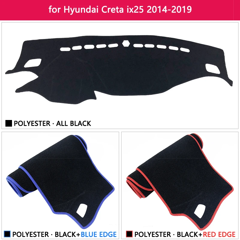Защитная накладка на приборную панель для Hyundai Creta Ix25 2014 2015 2016 2017 2018 2019