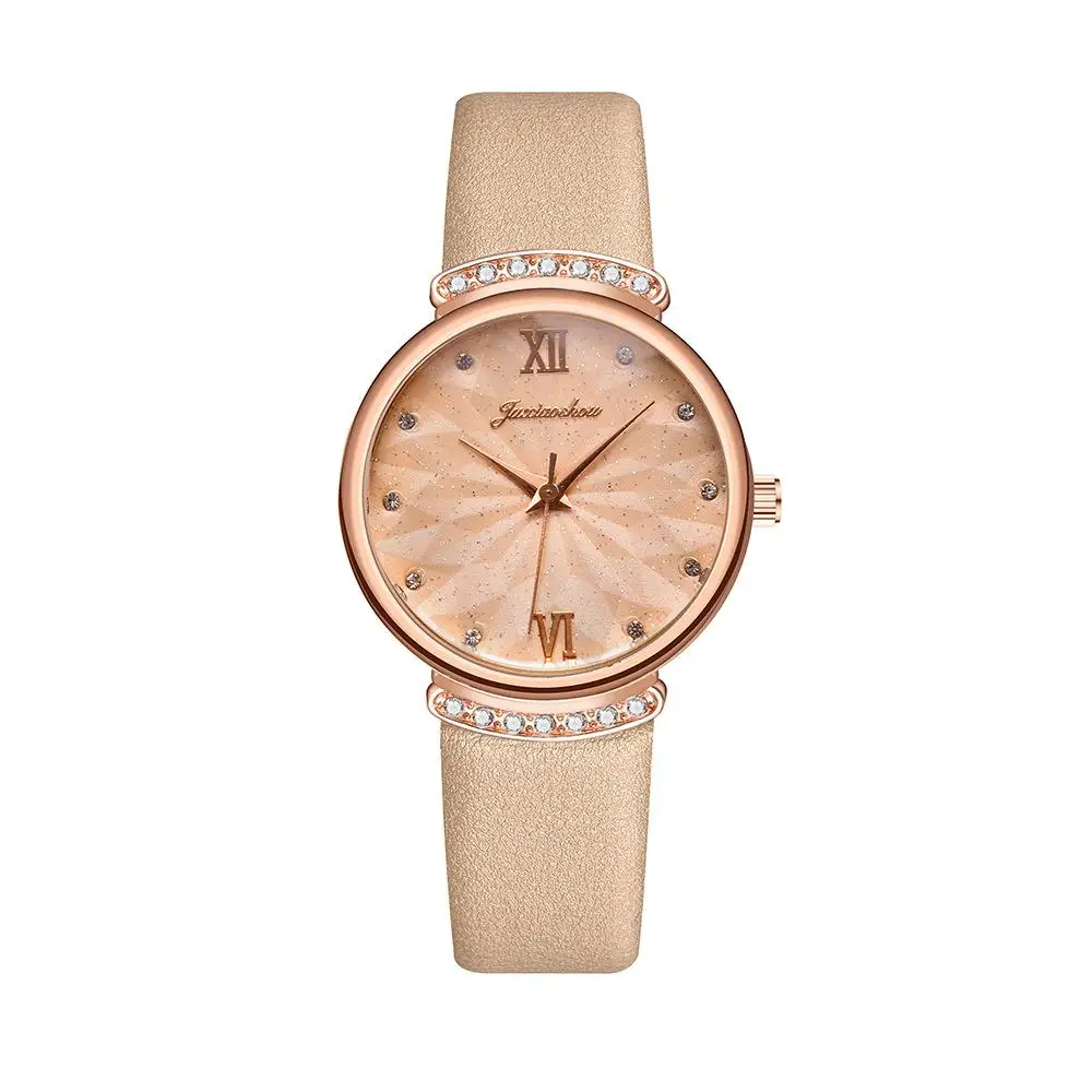 Модные повседневные женские часы Элегантные кожаные Наручные Ulzzang простые