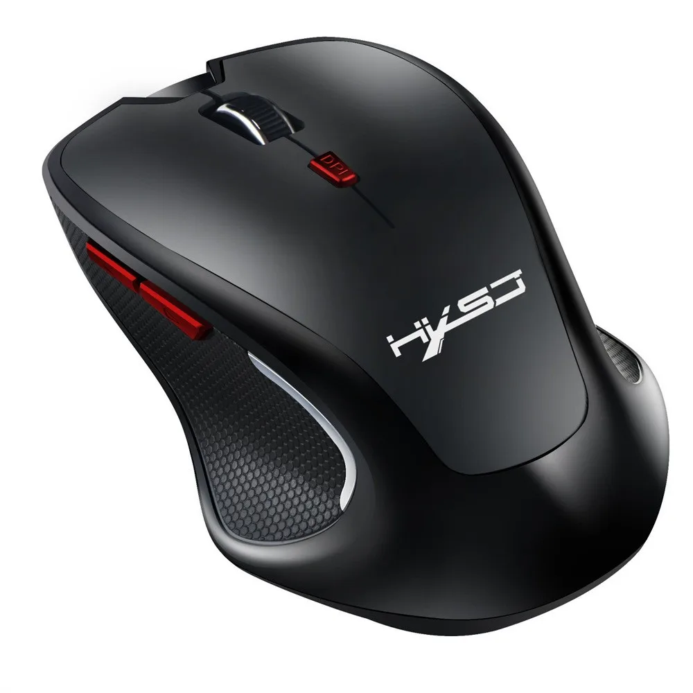 Беспроводная игровая мышь HXSJ T21 Bluetooth 2400 6D DPI эргономичная оптическая для ПК