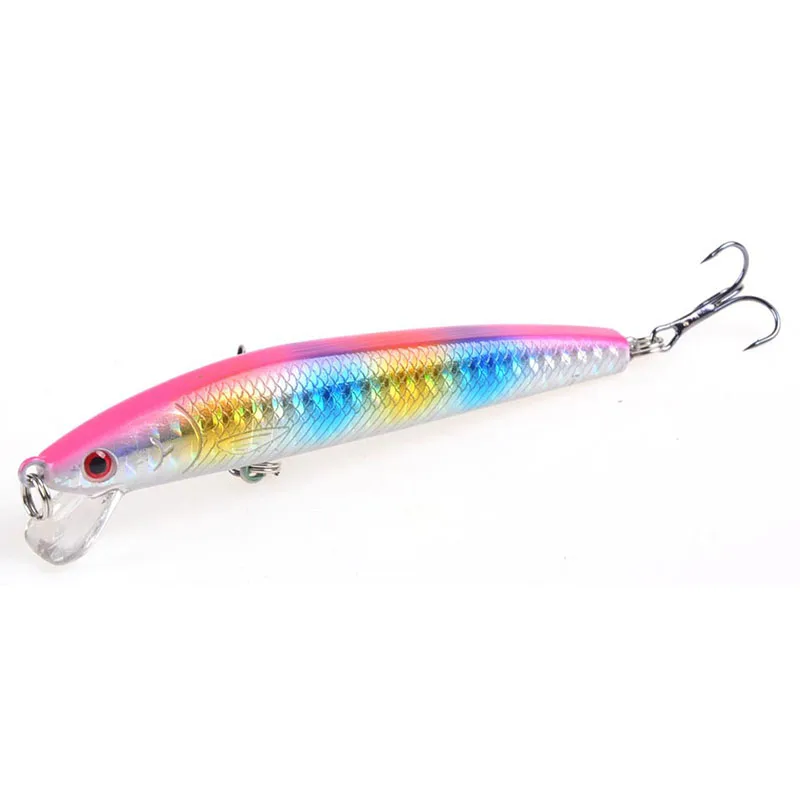 

Diving Depth0.8M Anti-Corrosion Plastic Fishing Lure Artificial Minnow Floating Wobblers 95mm/8.5g Fishing Lure Hard Bait