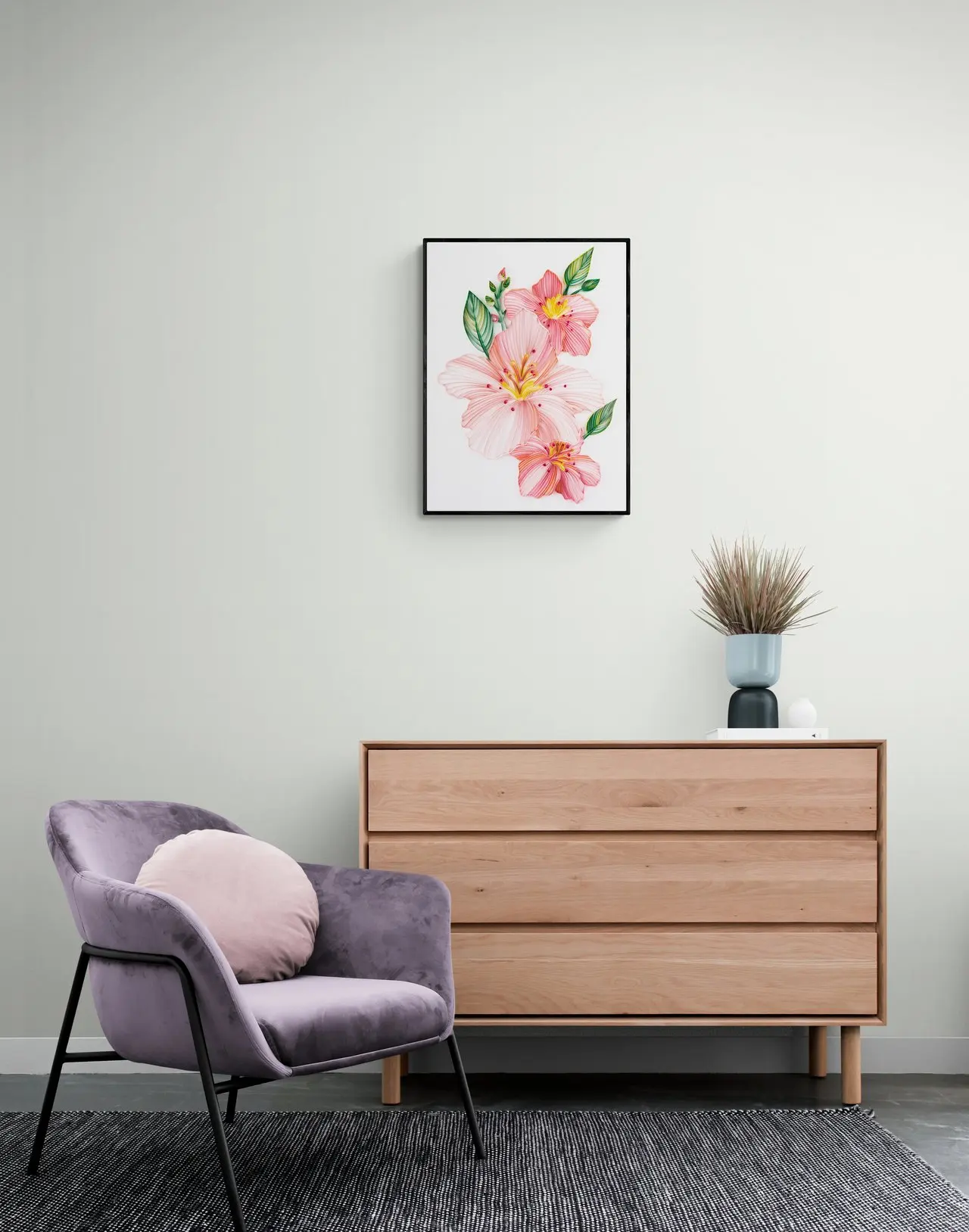 Картина из филигранной бумаги наборы для рисования Panit Azalea ручная работа сделай