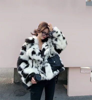 

2020 New Style High-end Fashion Women Faux Fur Coat C33