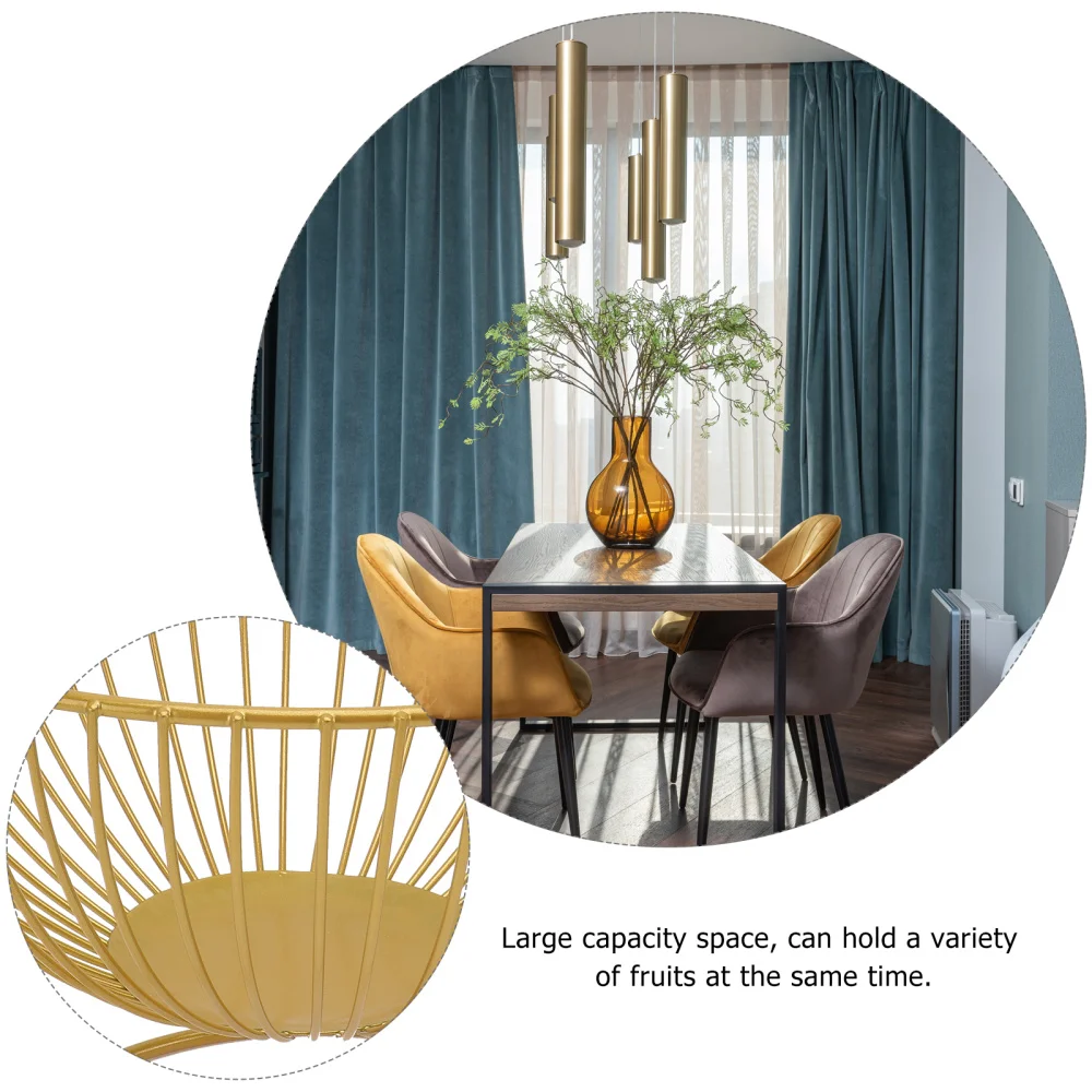 

1PC Tea Table Fruit Basket Hollow Snack Fruit Basket Cradle Shape Fruit Basket