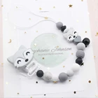 Цепочка для прорезывателя зубов, из пищевого силикона