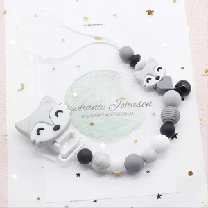 Цепочка для прорезывателя зубов, из пищевого силикона