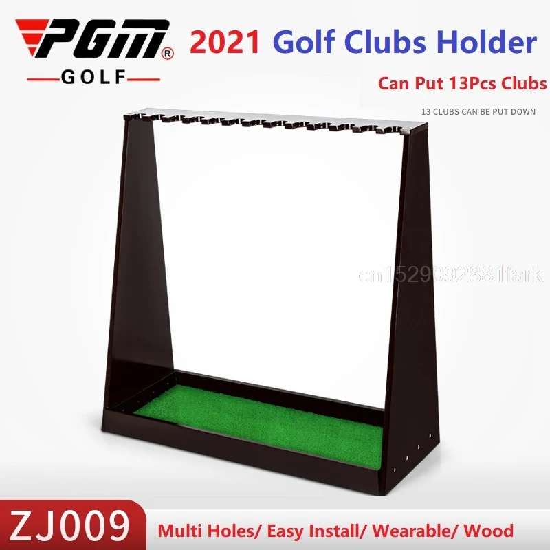 Pgm гольф клуб Дисплей стойки прочная масивная древесина для хранения 13 Клюшки