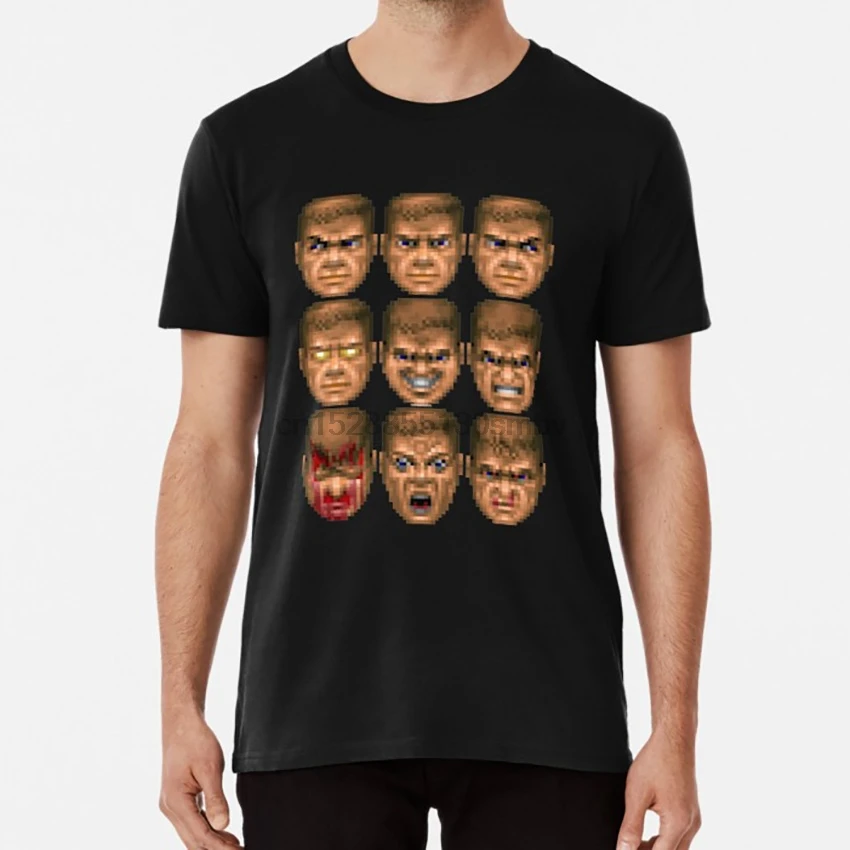 

Doom faces T shirt
