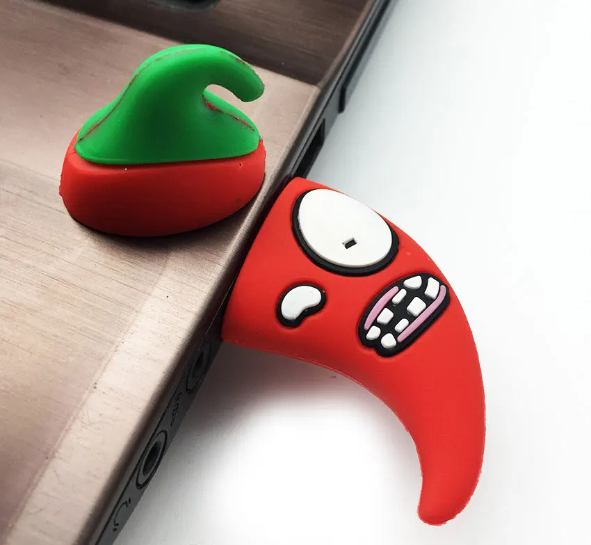 USB Flash Drive 128gb cartoon Funny Vegetable Chili 4GB 8GB usb 2.0 32GB 64GB Portable pendrive 16GB Memory Stick Pen Drive Gift
