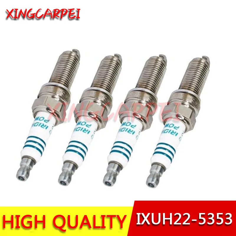 Высокое качество IXUH22 5353 4 шт. автомобиля мощность свечи зажигания для BMW Benz Honda Accord
